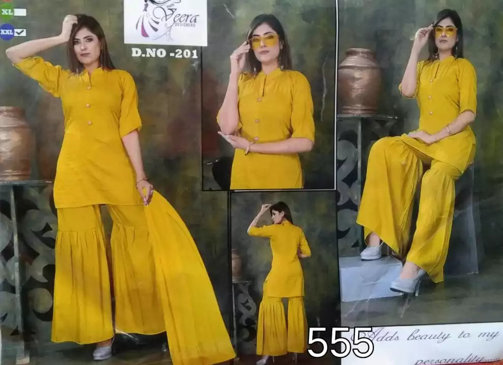 Shrara set with dupatta uploaded by Khushbu fashion on 7/27/2022