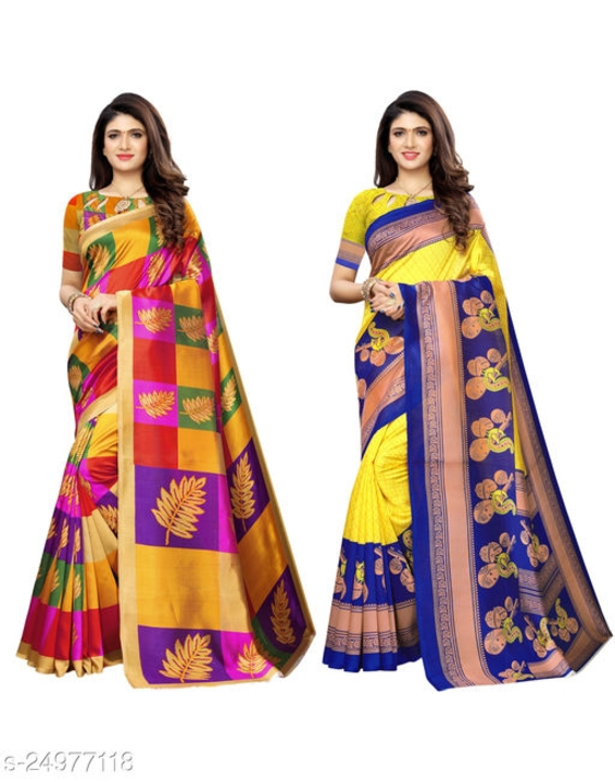 Post image Trendy gracful sarees silk saree in just 549rs 2piece Who want this product can send screenshot to my WhatsApp number after sending the screenshot can call me iwill check the stock of the product and iwill deliver to the door step payment method:- cash on delivery available paytm phonepe gpay netbanking creditcard debit card