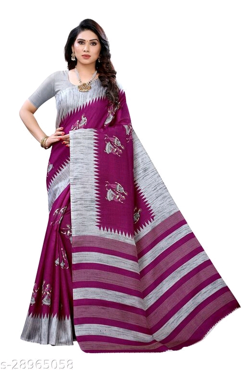 Women's Printed Saree With Blouse Piece
Name: Women's Printed Saree With Blouse Piece
Saree Fabric:  uploaded by Ayush saree manufacturer  on 7/27/2022
