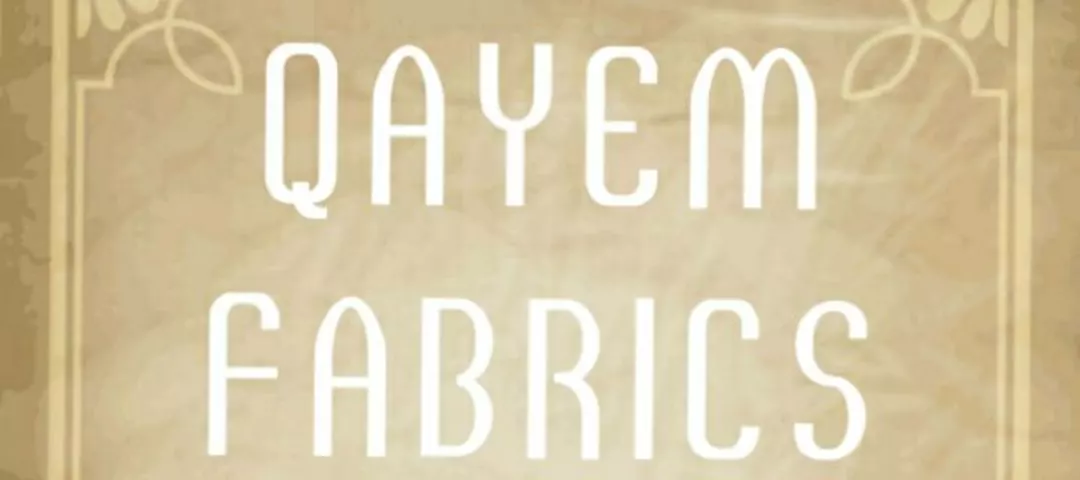 Visiting card store images of Qayem fabrics
