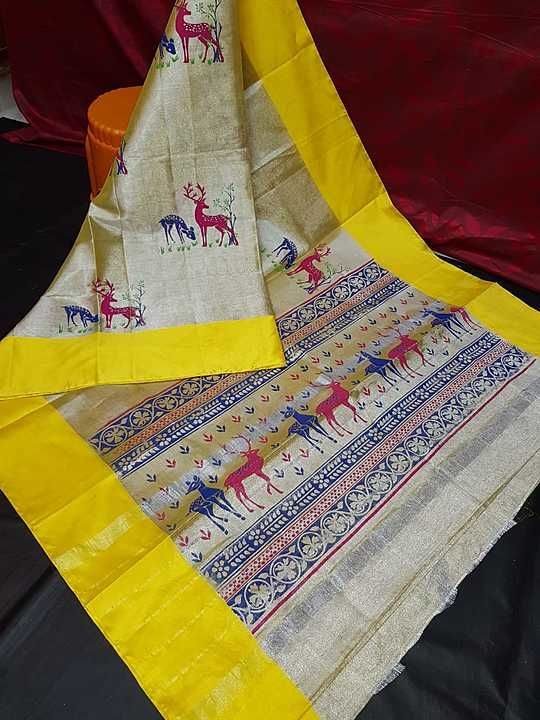 Uppada cotton MLA tissue sarees
 uploaded by business on 11/18/2020