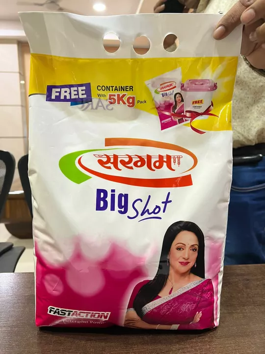 Detergent powder sargam 5kg backed free  uploaded by business on 7/27/2022