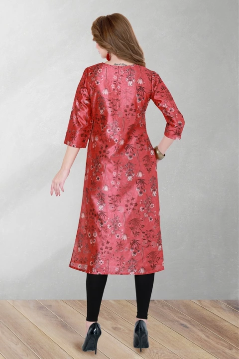 Silk kurti with inner lining  uploaded by business on 7/27/2022