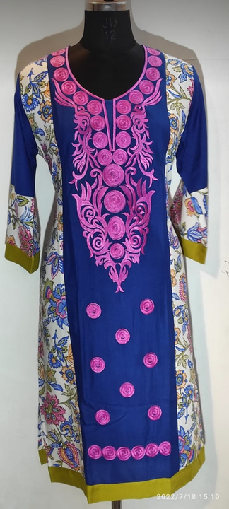 Rayon / Cotton Kurtis uploaded by business on 7/27/2022