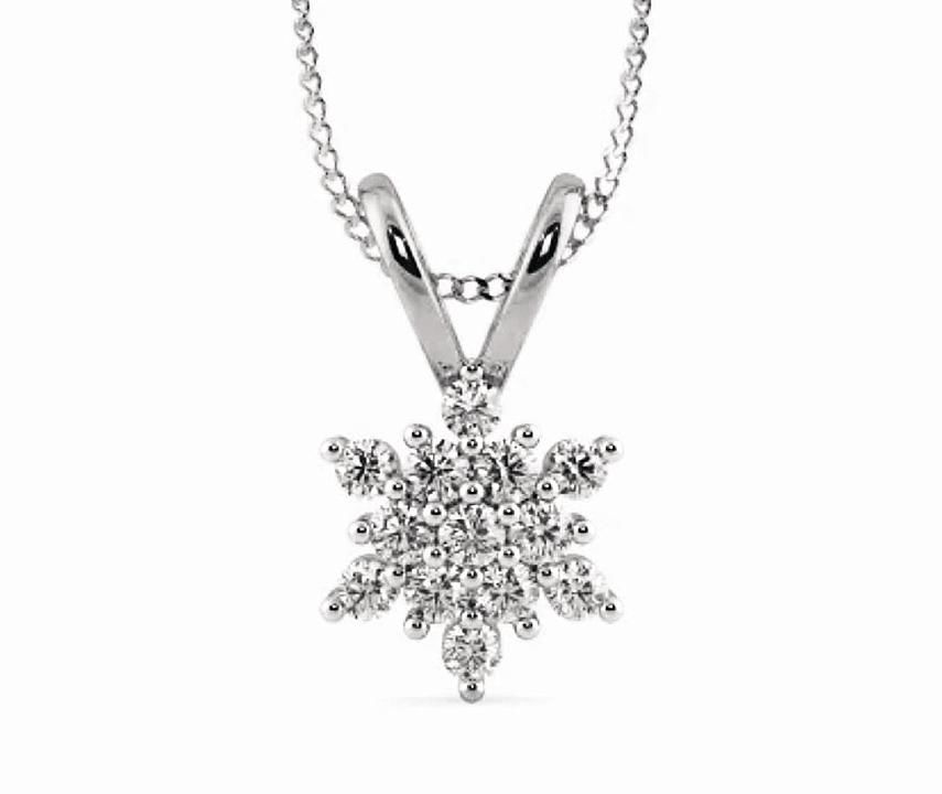 925% sterling silver pendant American diamond uploaded by Jewellery  on 6/21/2020
