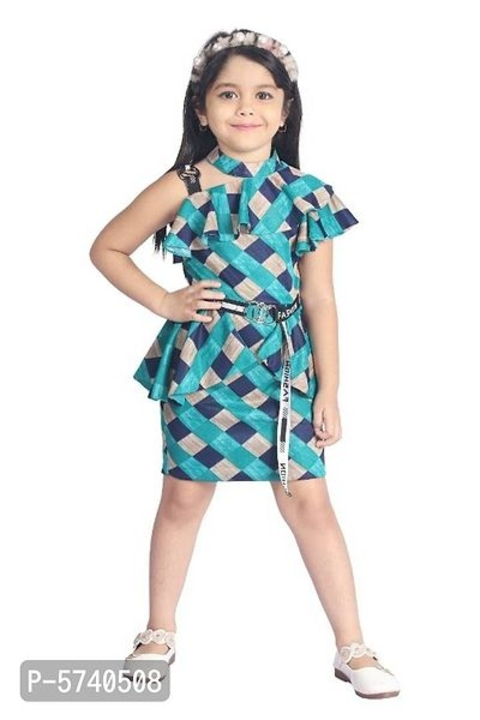 Girls Cotton Blend Partywear Dress uploaded by Grab The Deal on 7/27/2022