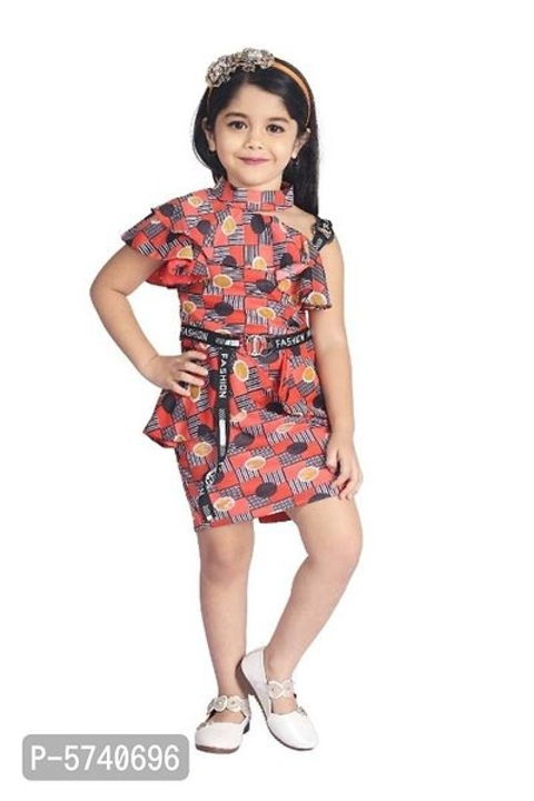 Girls Cotton Blend Partywear Dress uploaded by Grab The Deal on 7/27/2022