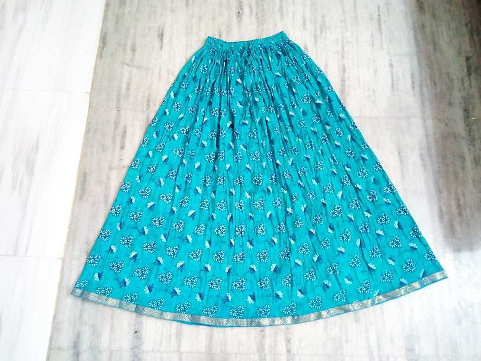 Cotton printed skirt uploaded by business on 11/18/2020