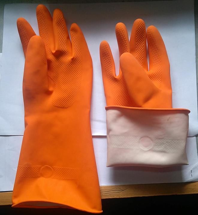 Rubber hand gloves uploaded by Dev Traders on 11/18/2020