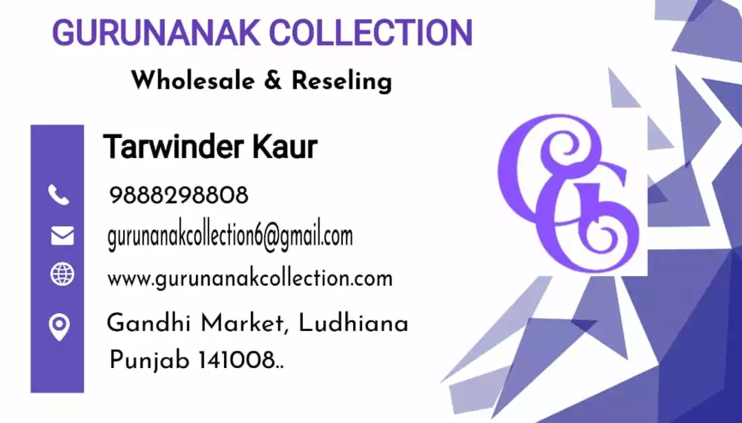 Visiting card store images of Guru Nanak Collection