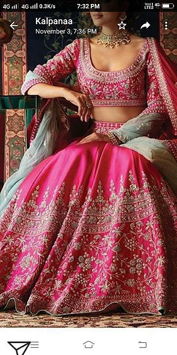 Lehenga choli order now uploaded by Private collection Designer Studio on 11/18/2020