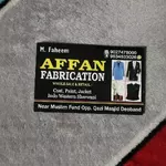 Business logo of Affan fabrication
