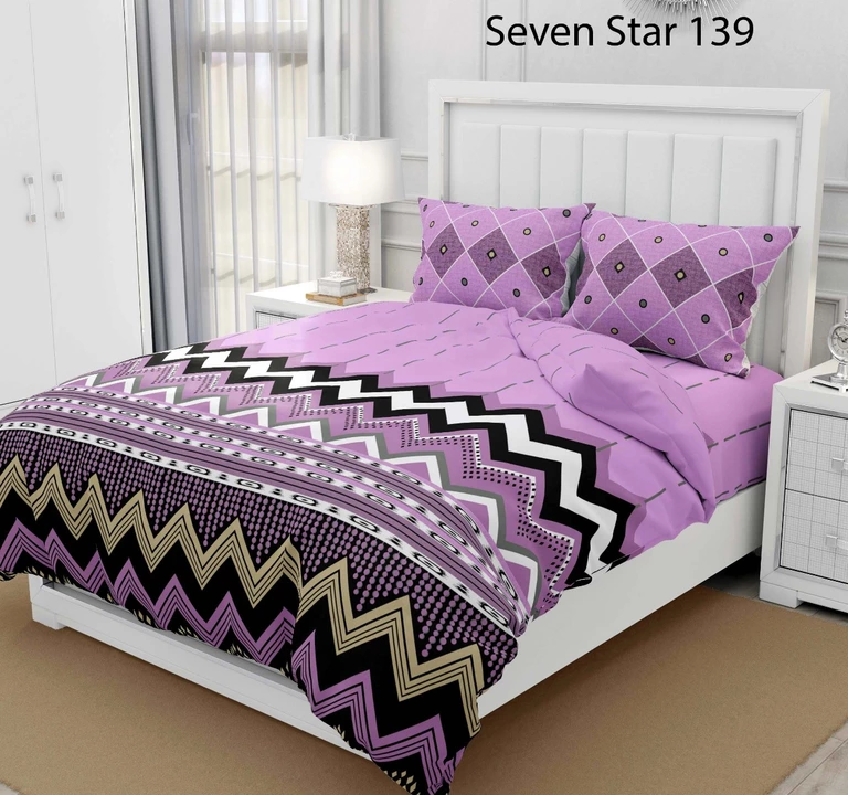 Pure cotton 108*108 king size bedsheets uploaded by Styla Home on 7/28/2022