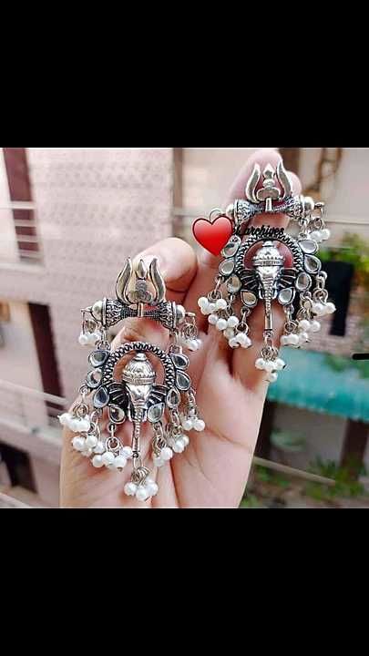 Ganesh & Trishul Earrings uploaded by Pritha's Fashion House on 11/19/2020