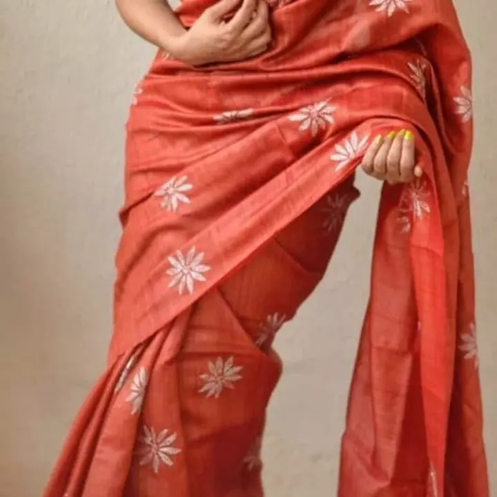 Tussar ghichcha silk saree  uploaded by business on 7/28/2022