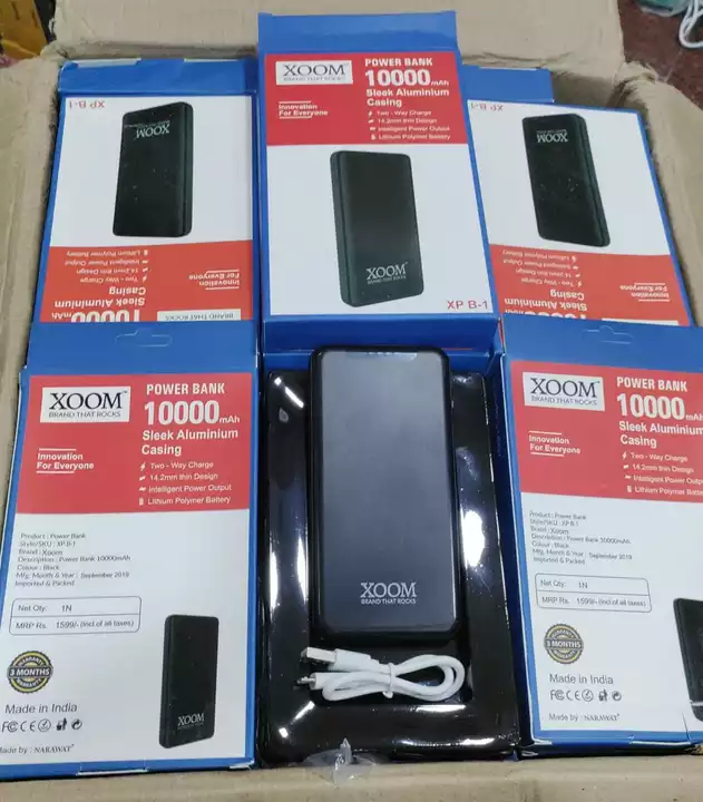 Xoom Orignal Power Bank 10000mAh  uploaded by business on 7/28/2022