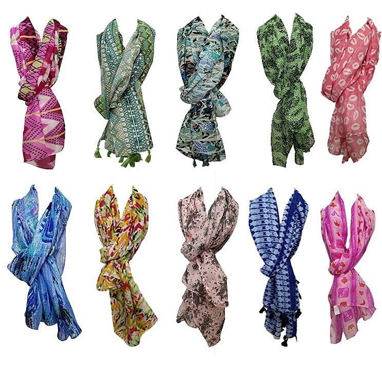 Vershaa polycotton printed scarfs and stole uploaded by business on 11/19/2020