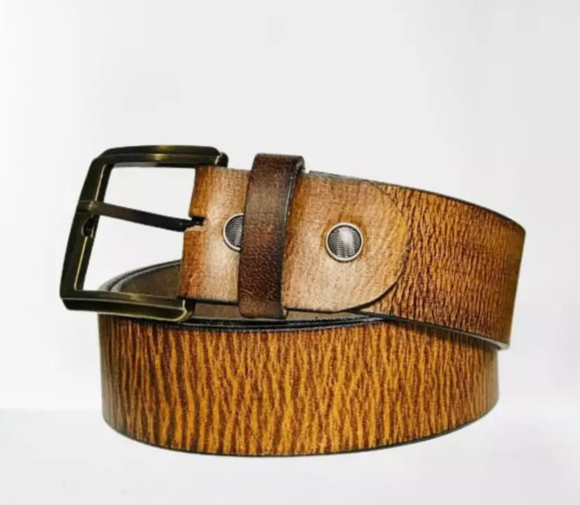 Handprinting leather belt for men uploaded by H.H World on 7/28/2022