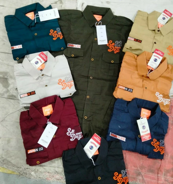 Cargo stylish shirt double pocket uploaded by ANDAAZ on 7/29/2022