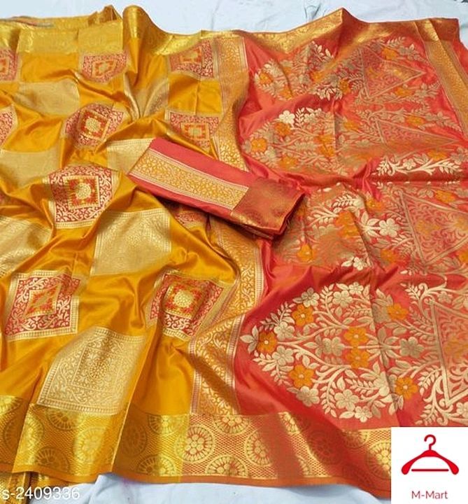 _Simplicity is beautiful, adorn these Stylish Kanchipuram Silk Women's Sarees. Stay Beautiful always uploaded by business on 11/19/2020