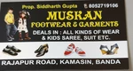 Business logo of Muskan footwear and garments