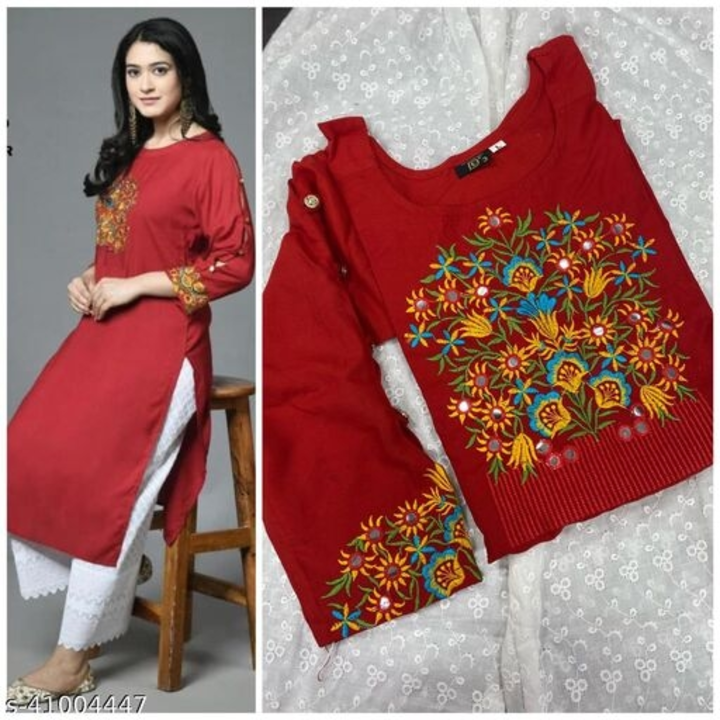 Women Kurta Sets Kurta Fabric: Rayon uploaded by business on 7/29/2022