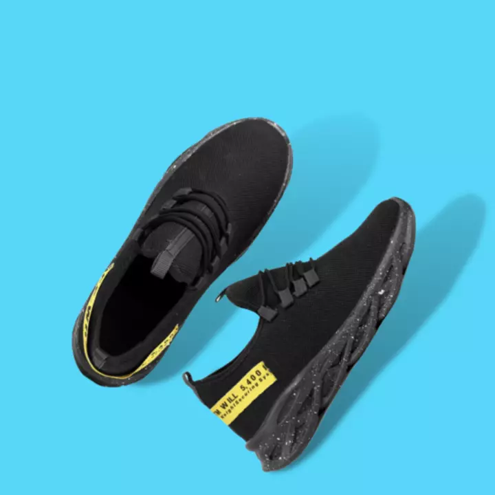 🥳📣 Lazy21 Synthetic Leather Black 🖤 Comfort And Trendy Casual Daily wear Lace up MenSports Shoes  uploaded by .lazy21.com on 7/29/2022