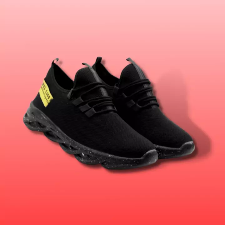 📣🥳 Lazy21 Synthetic Leather Black 🖤 Comfort Fashionable Daily wear Lace up Men Sports Shoes 👟👟  uploaded by .lazy21.com on 7/29/2022