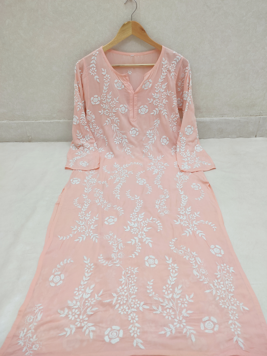 Exclusive modal kurti  uploaded by Universal lucknowi chikan center on 7/29/2022