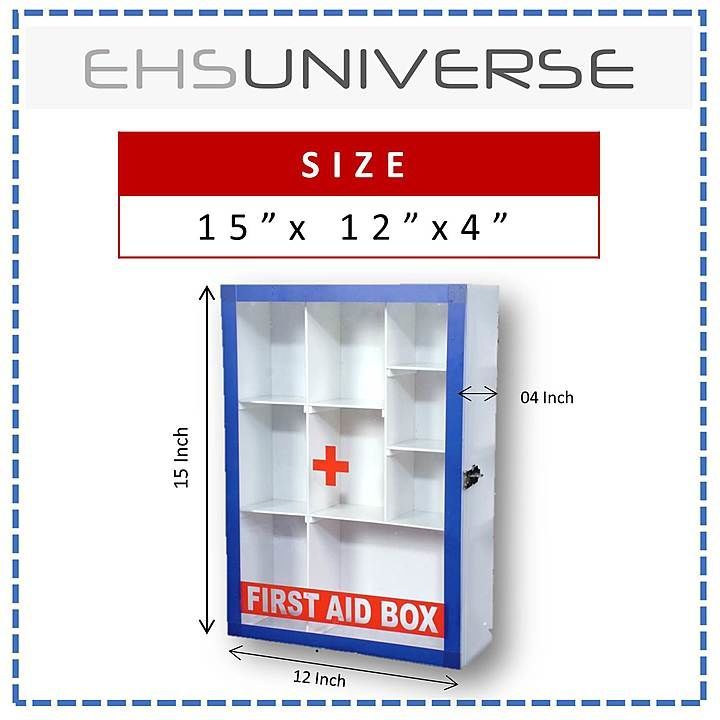 Acrylic first aid box empty. 
With wall mount arrangements uploaded by business on 11/19/2020