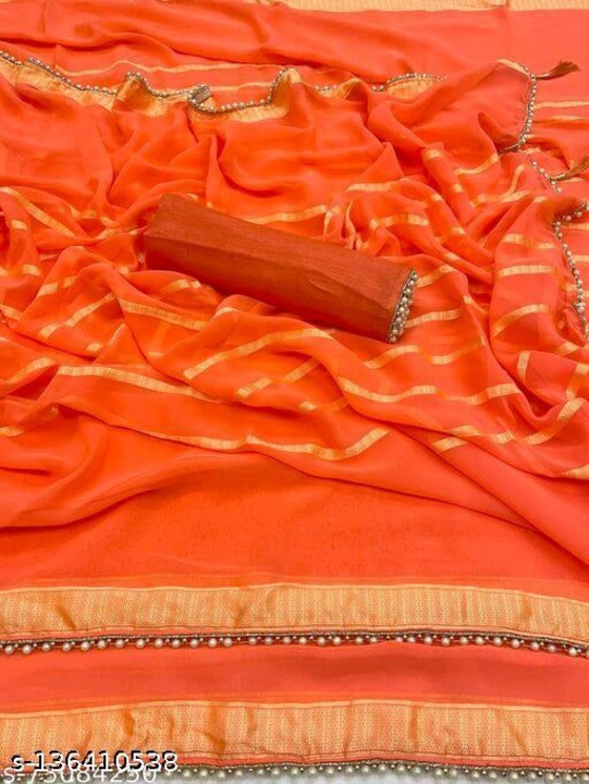 Jacquard silk saree uploaded by business on 7/29/2022