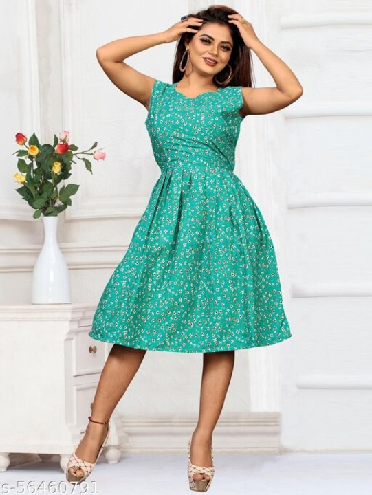 Fit and flare stylish dress uploaded by business on 7/29/2022