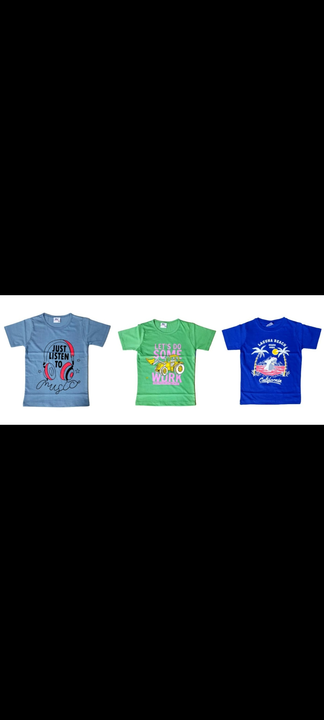 Pack of 3 boys T-shirts  uploaded by business on 7/29/2022