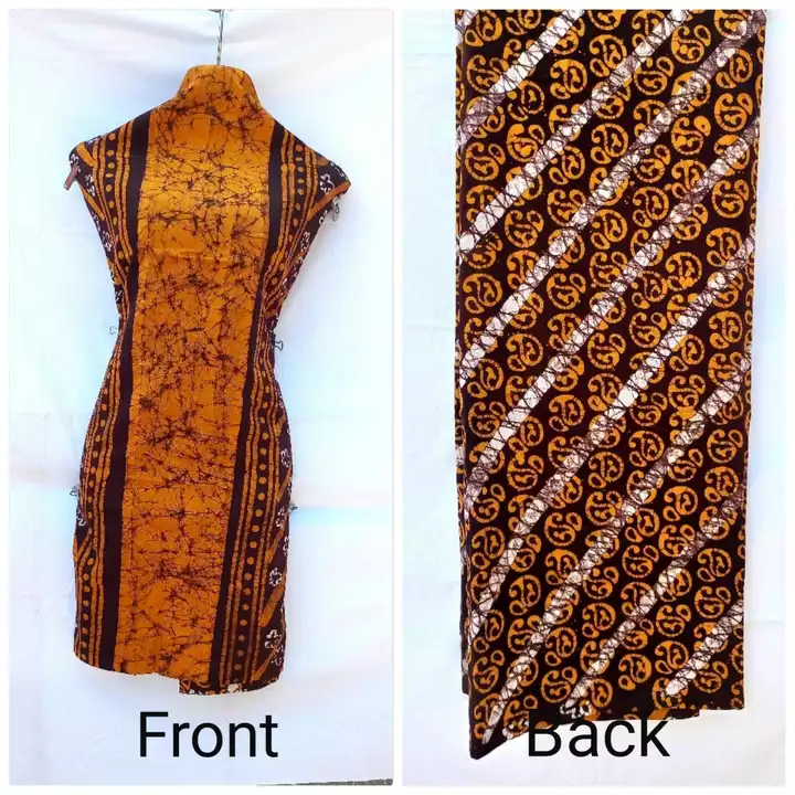 Hand Block Batik Print Designer kurti material uploaded by M M KASAB on 7/29/2022