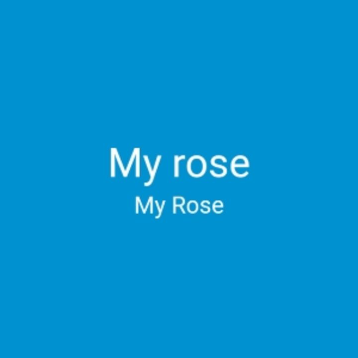Post image MY ROSE has updated their profile picture.