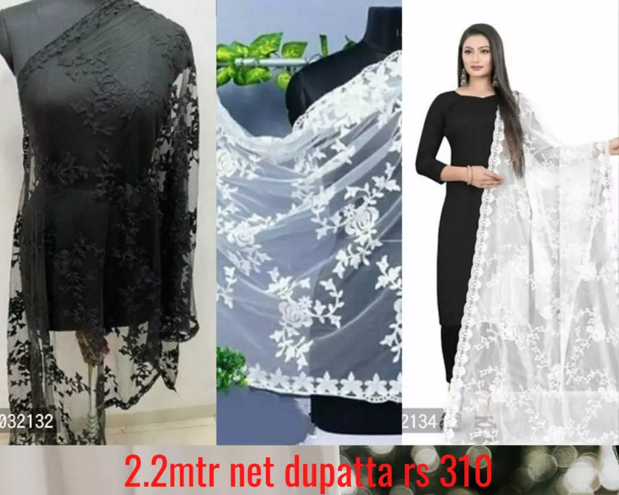 Post image 2.2mtr net dupatta rs 310 free shipping cod available interested person watsup in 9771528225