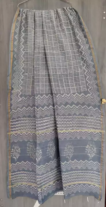 Chanderi silk sarees  uploaded by Bagru Hathkargha on 7/30/2022