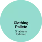 Business logo of Clothing pallete