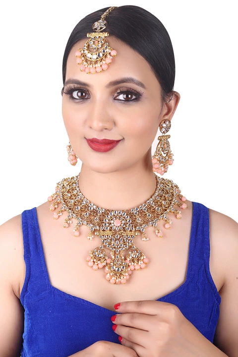 Necleah set  uploaded by Radhe Krishna art jewellery on 7/30/2022