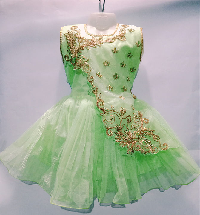 Party wear frock baby size,20 uploaded by Akbari collection on 6/21/2020