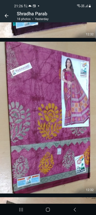 Post image Looking for RK hastakala  cotton voile  sarees in wholesale.. dm me ..