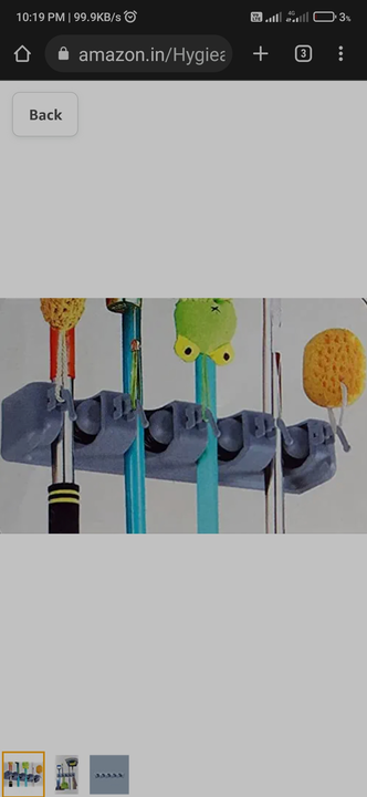 Holder and Broom Holder, 4 Slot Position with 5 Hooks Garage Storage Holder Wall Mounted, Plastic, M uploaded by MN TRADING COMPANY on 7/30/2022