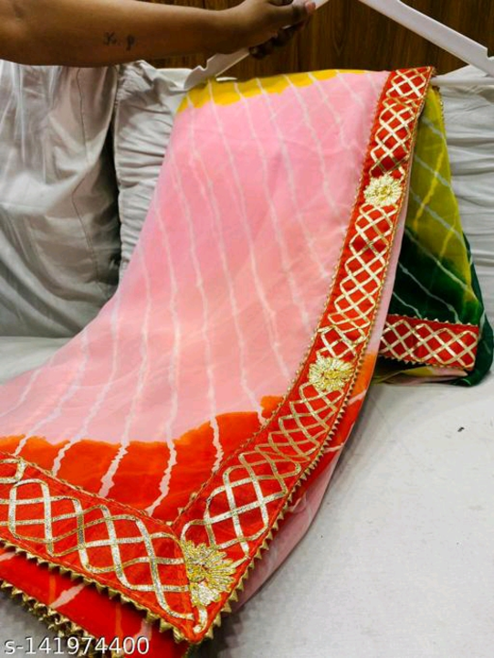 Women's Latest Printed Georgette Saree uploaded by business on 7/30/2022