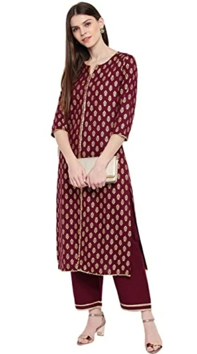 Kurti With Plazo  uploaded by Sagar Suit Collection And Brand Store on 7/30/2022