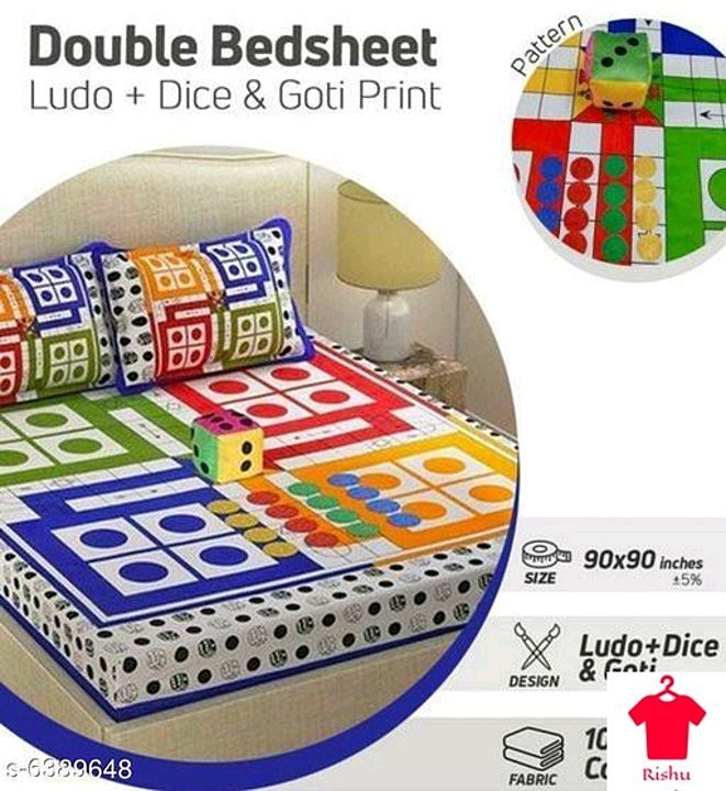 Post image Hey check out my new product 🙏
Ludo bedsheet with 2 pillow cover Nd 1 dice with 16 gotties🤩🤩
Only 450
Free shipping 😍 Nd cod available ☺️