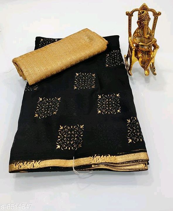 Catalog Name:*Aagam Fashionable Sarees uploaded by business on 11/20/2020