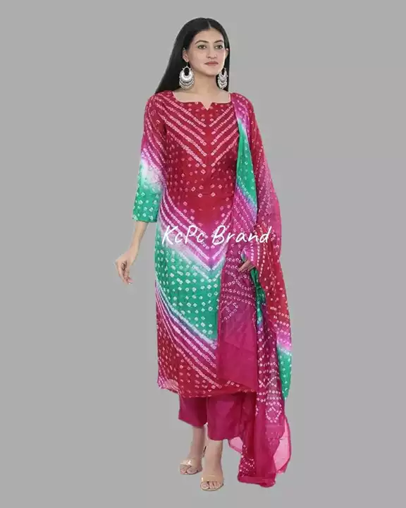 Rajasthani pure bandage suit without stitch uploaded by business on 7/31/2022