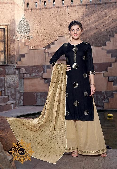 *_Most Awaited Designer dupatta collection with kurti  Plazzo , Sharara,Pent  & Skirt set . Its fill uploaded by Fashion &Design on 11/20/2020