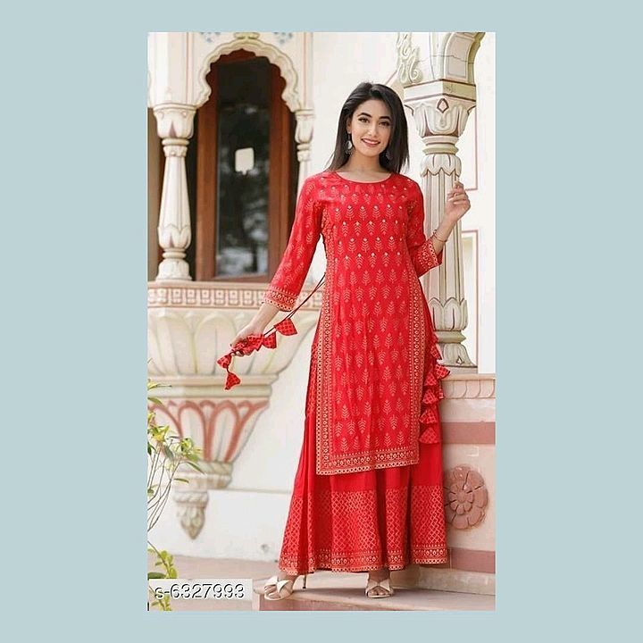 Women's double layered long kurti uploaded by business on 11/20/2020