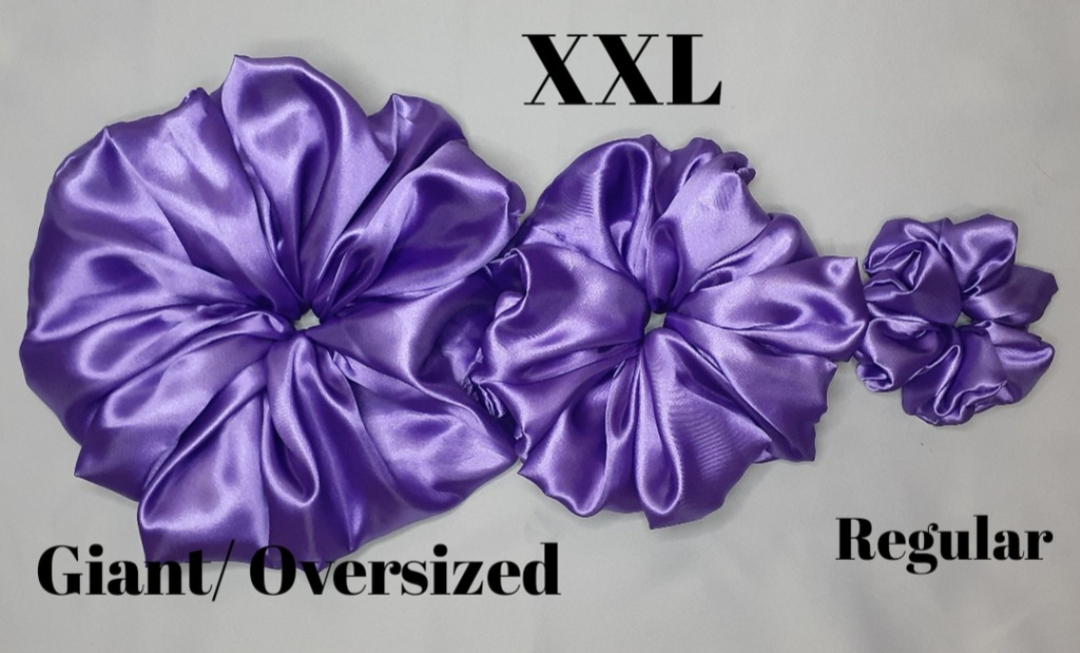 Big XXL size scrunchies for women message me uploaded by Hair accessories by nisha on 7/31/2022
